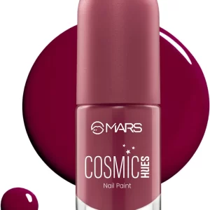 MARS Cosmic Hues Nail Paint - 02-DRACO RED (10ml)